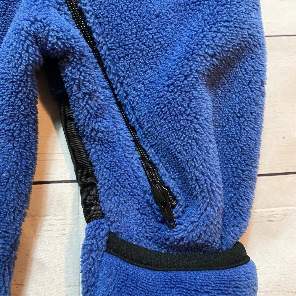 Vintage Molehill Mountain Baby Blue Snow Warm Hooded One‎ Piece Size 3-9 Months